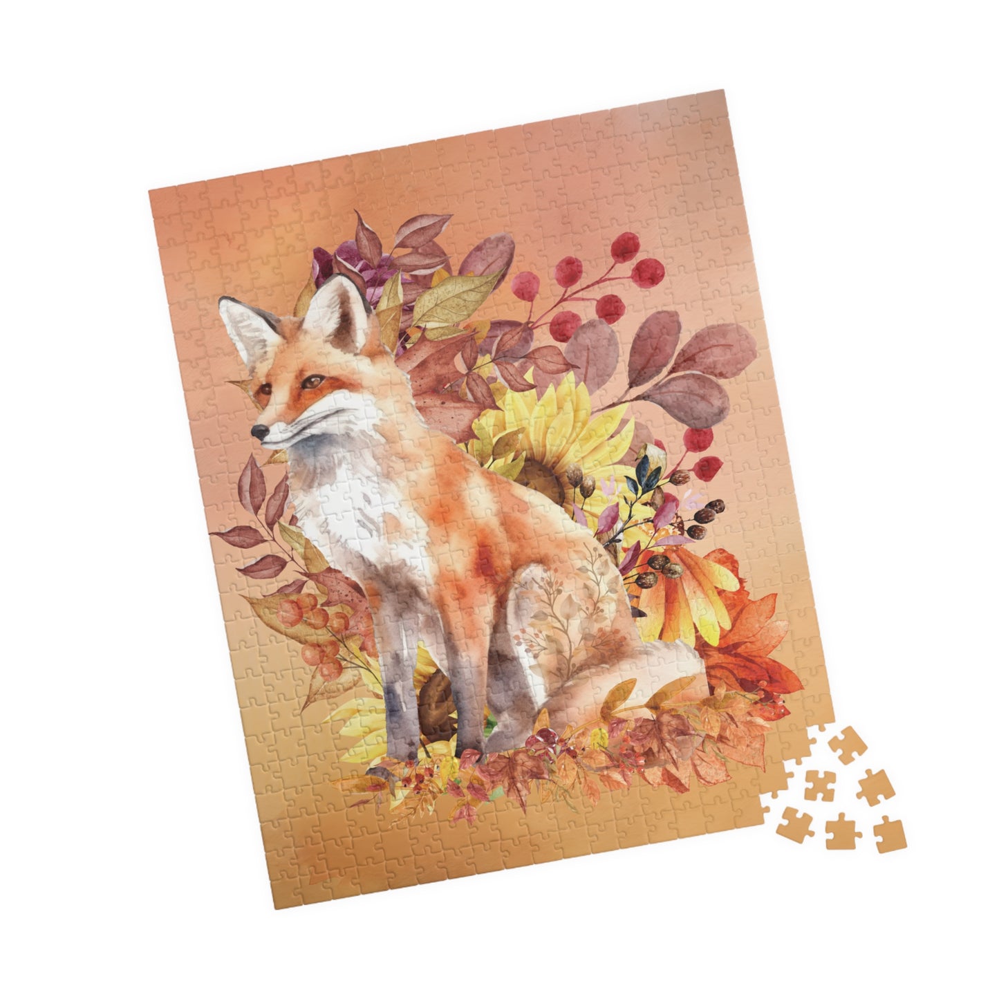 Autumn Fox Puzzle (252 or 520-piece)