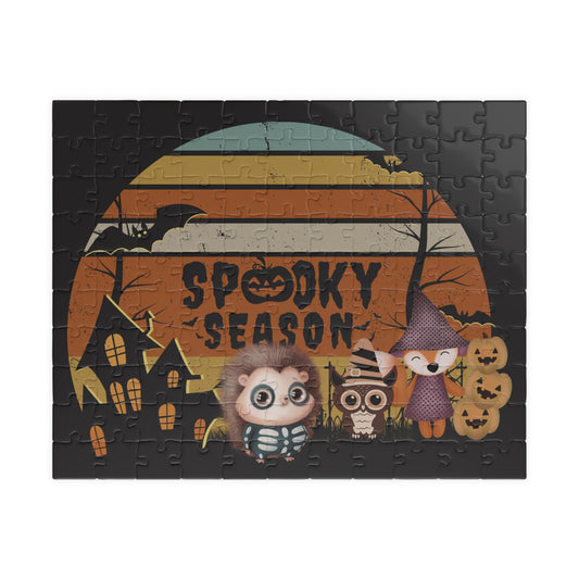 Spooky Season Halloween Themed Puzzle (110 -piece)