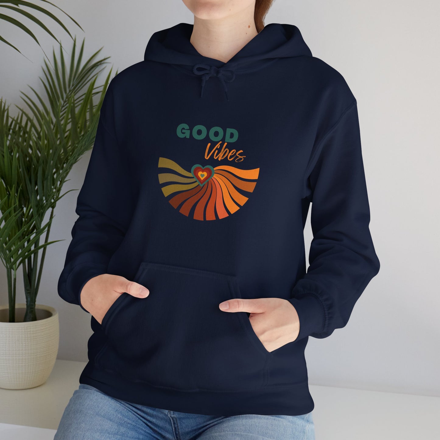 Good Vibes Unisex Heavy Blend™ Hooded Sweatshirt