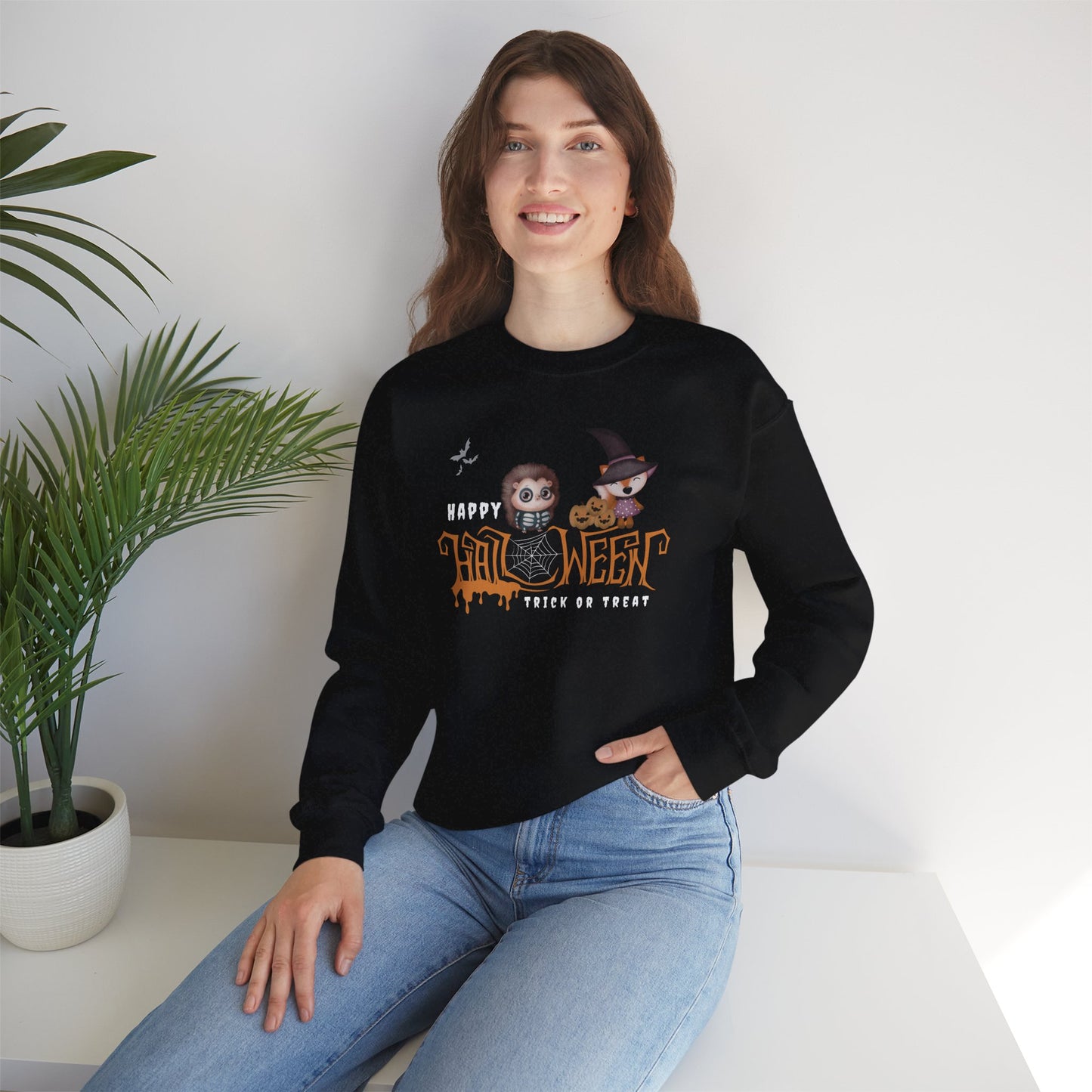 Happy Halloween Unisex Heavy Blend™ Crewneck Sweatshirt