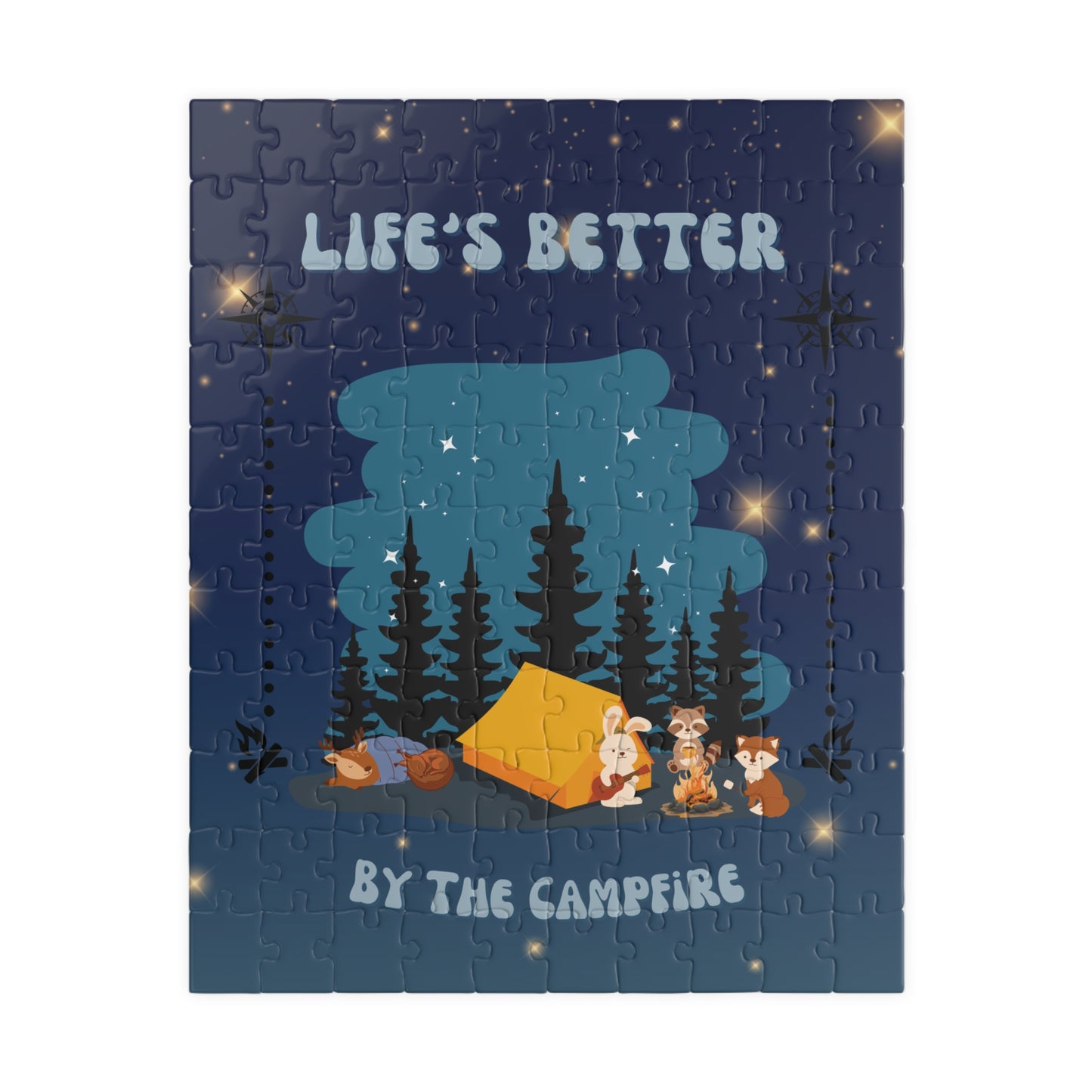 Life's Better By The Campfire Puzzle (110 or 252-piece)