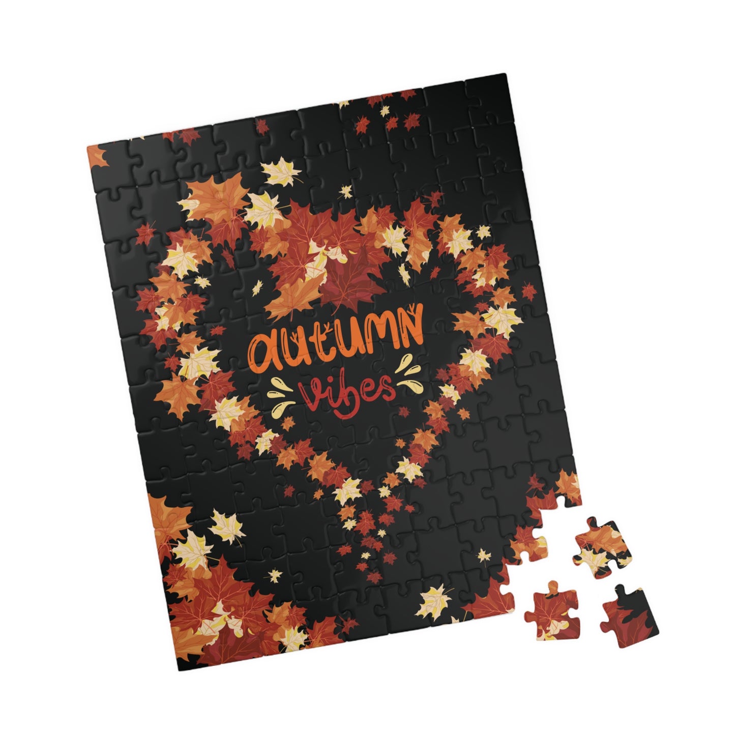 Autumn Vibes Heart Puzzle (110 or 252 piece)