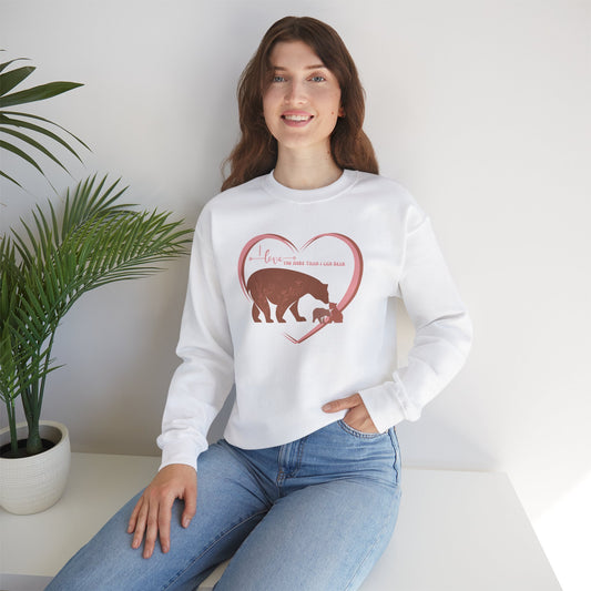 "I Love You More Than I Can Bear" Unisex Heavy Blend™ Crewneck Sweatshirt