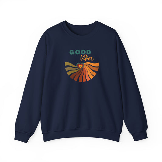 Good Vibes Unisex Heavy Blend™ Crewneck Sweatshirt