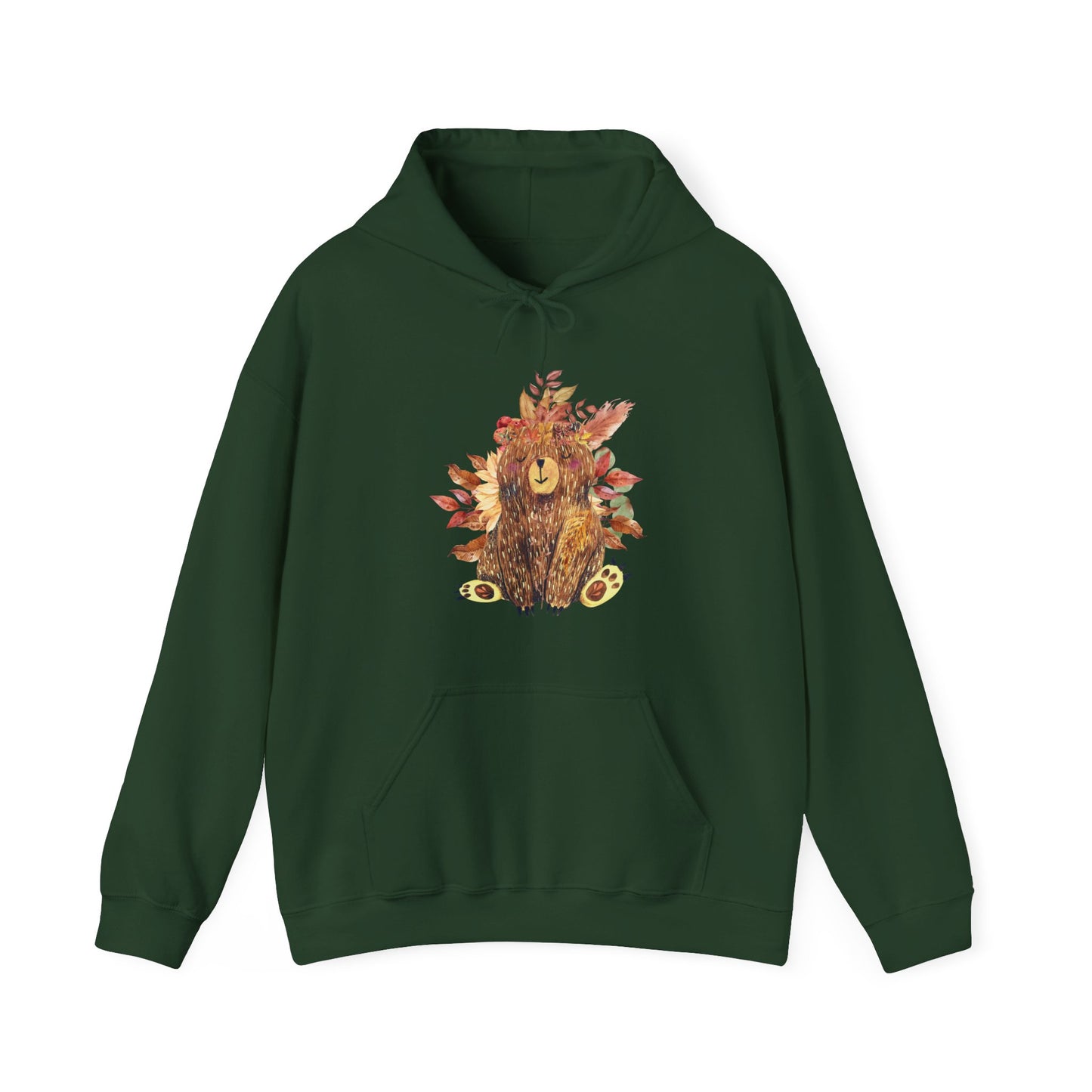 Autumn Bear Unisex Heavy Blend™ Hooded Sweatshirt