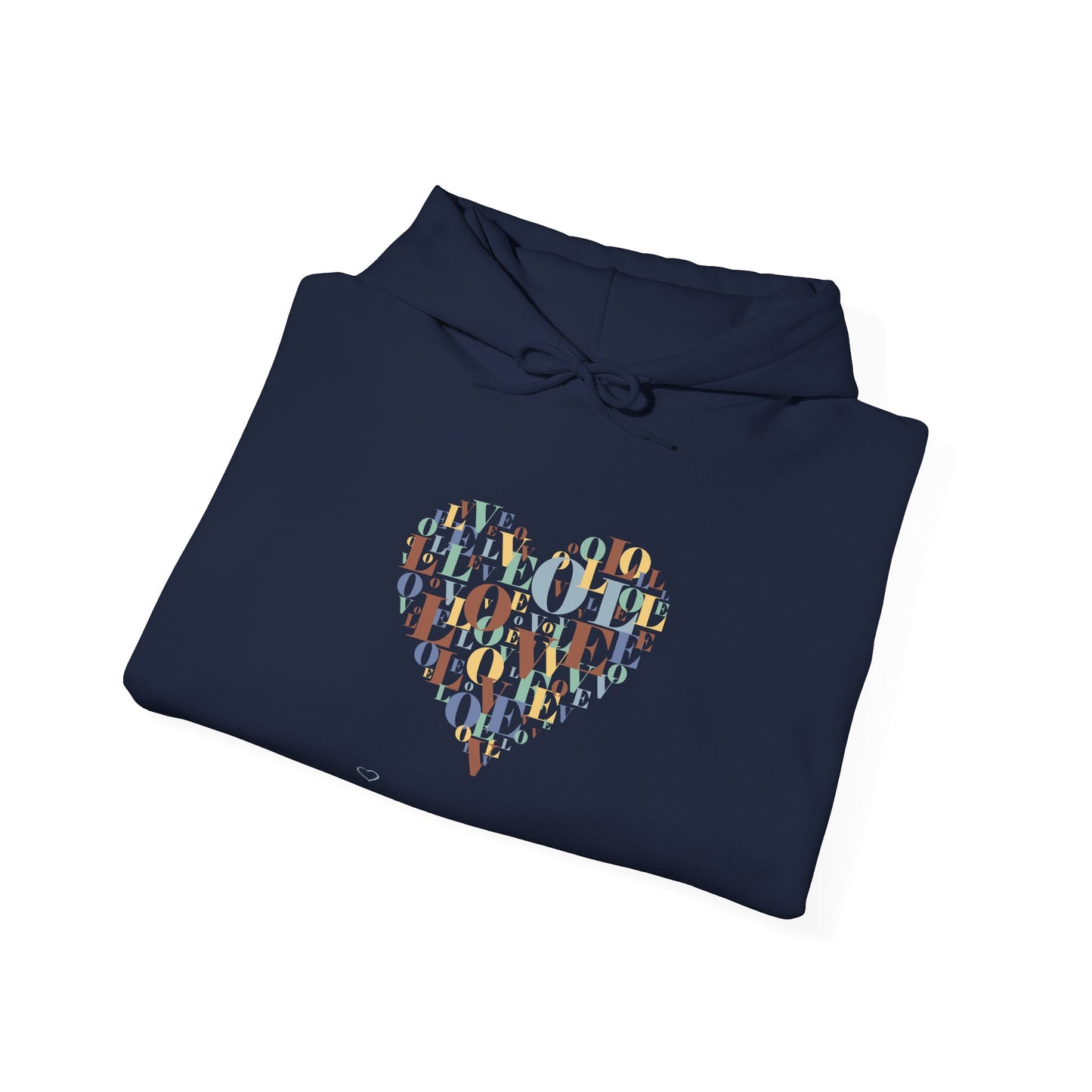 Heart with Love Unisex Heavy Blend™ Hooded Sweatshirt