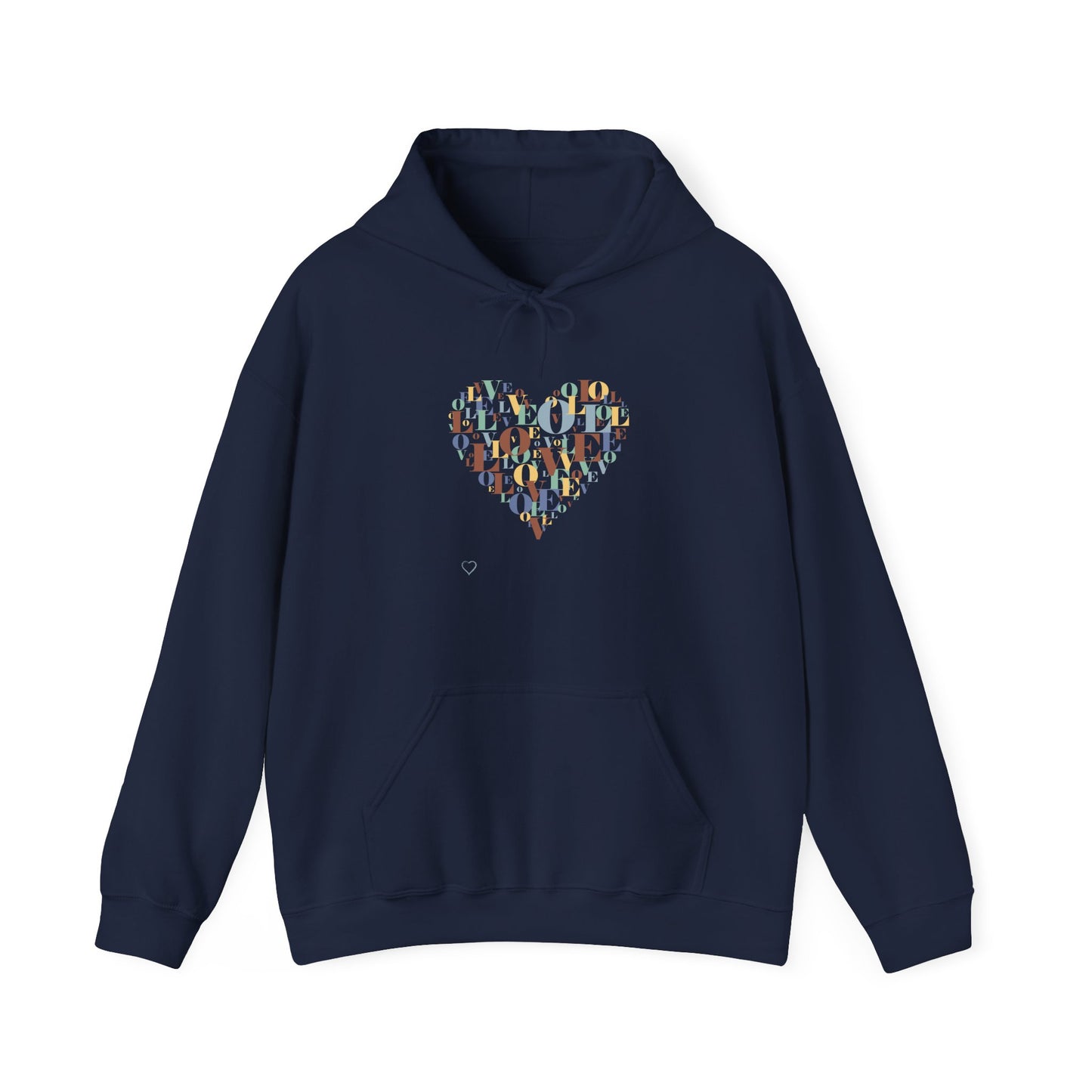 Heart with Love Unisex Heavy Blend™ Hooded Sweatshirt