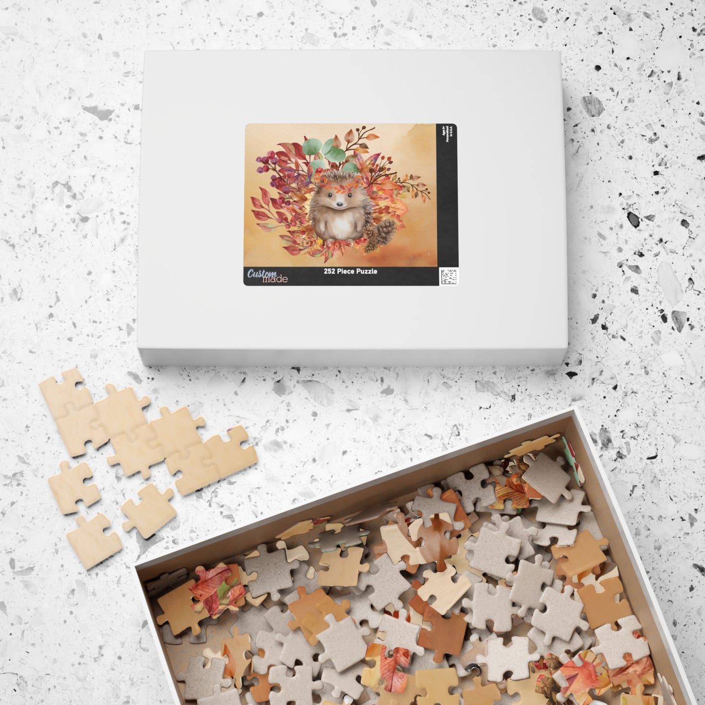 Autumn Hedgehog Puzzle (252 or 520 pieces)