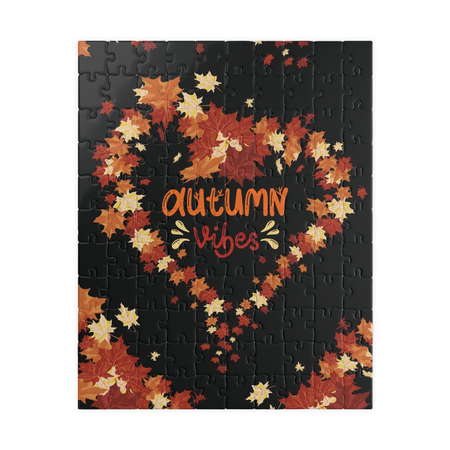 Autumn Vibes Heart Puzzle (110 or 252 piece)