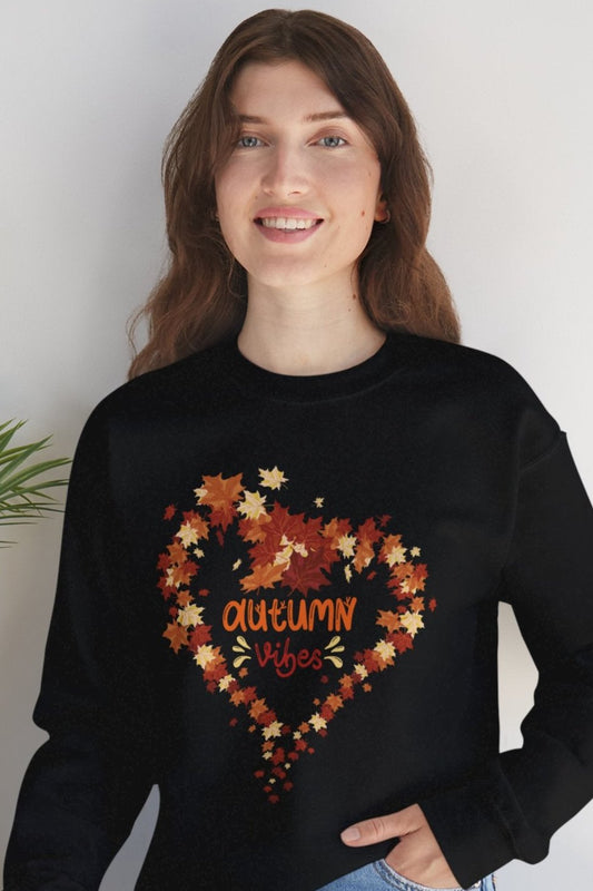 "Autumn Vibes"  Unisex Heavy Blend™ Crewneck Sweatshirt