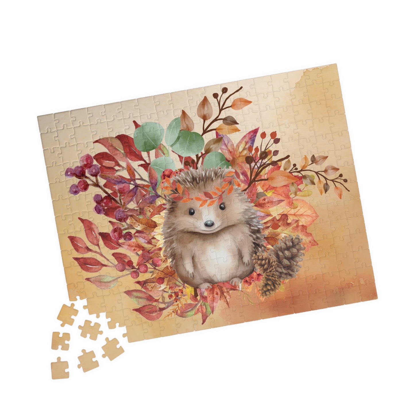 Autumn Hedgehog Puzzle (252 or 520 pieces)