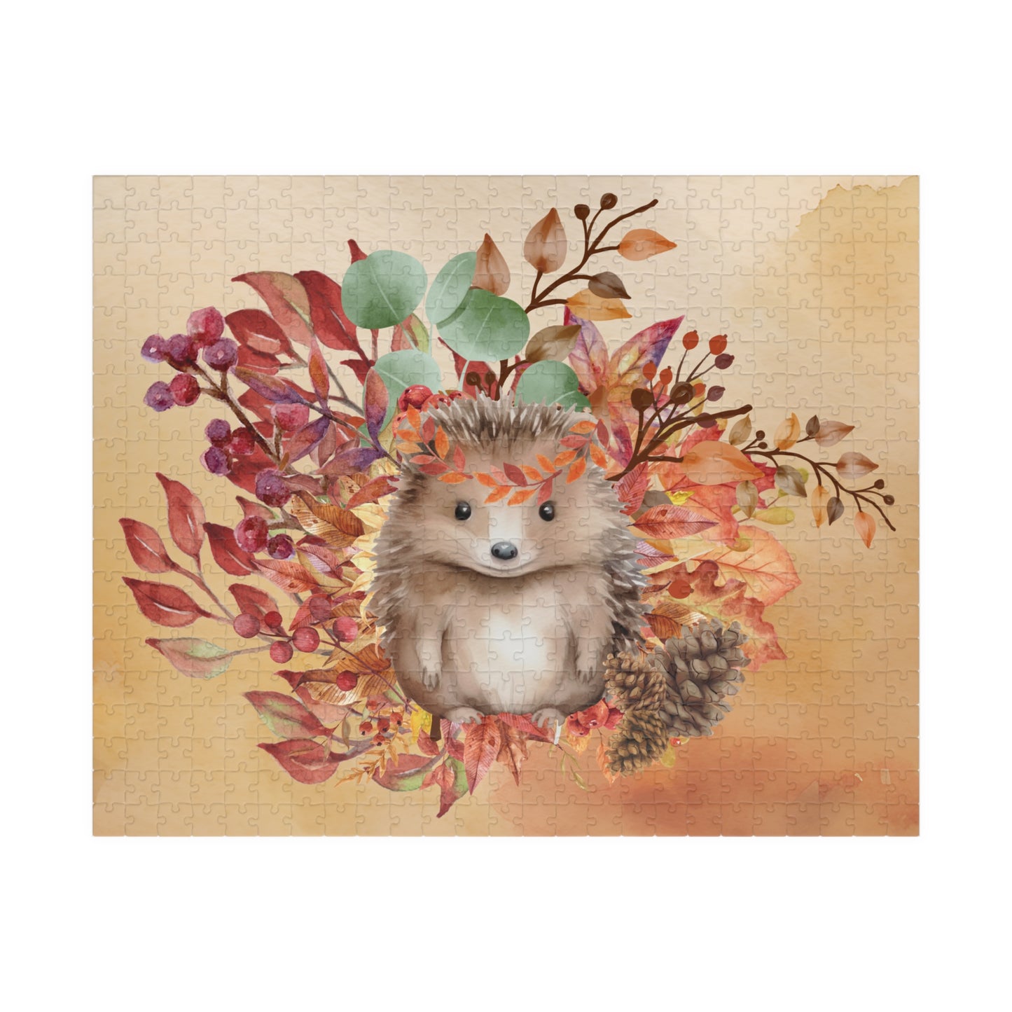 Autumn Hedgehog Puzzle (252 or 520 pieces)