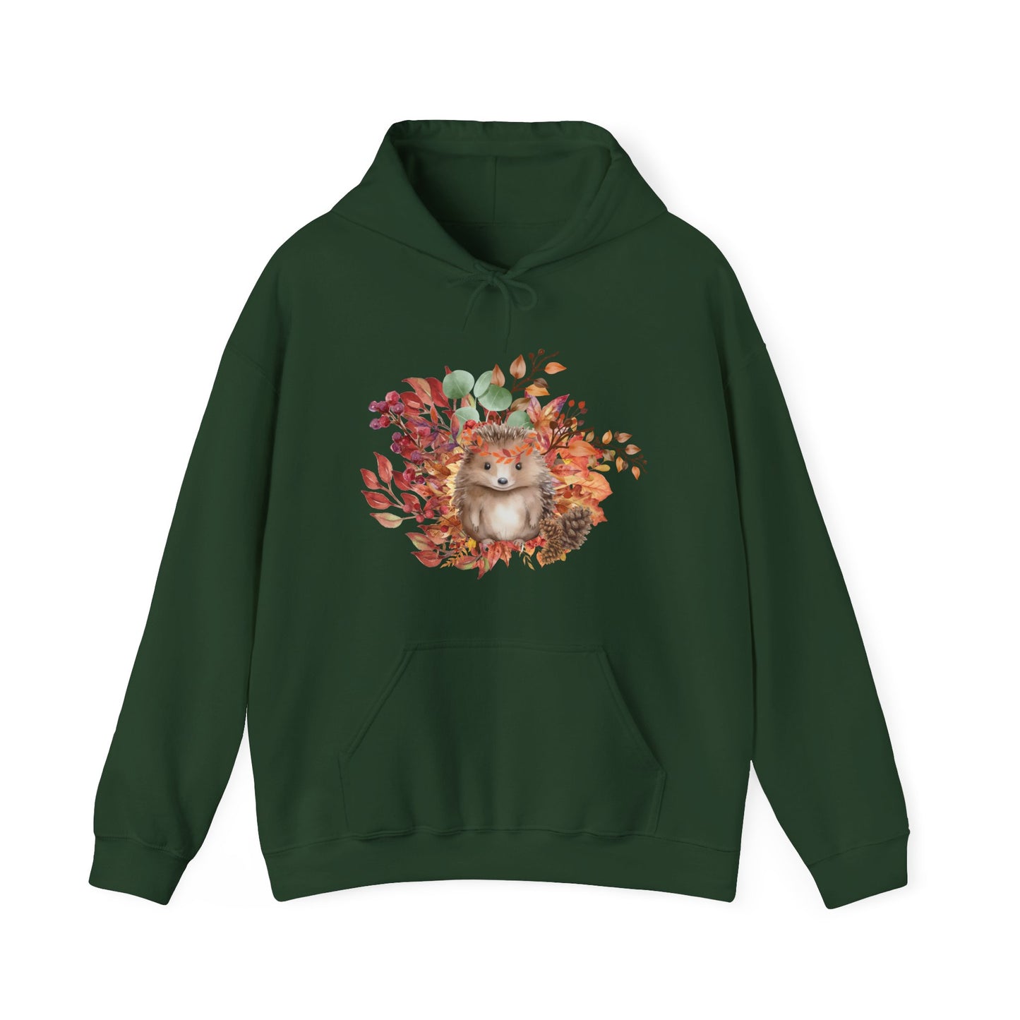 Autumn Hedgehog Unisex Heavy Blend™ Hooded Sweatshirt