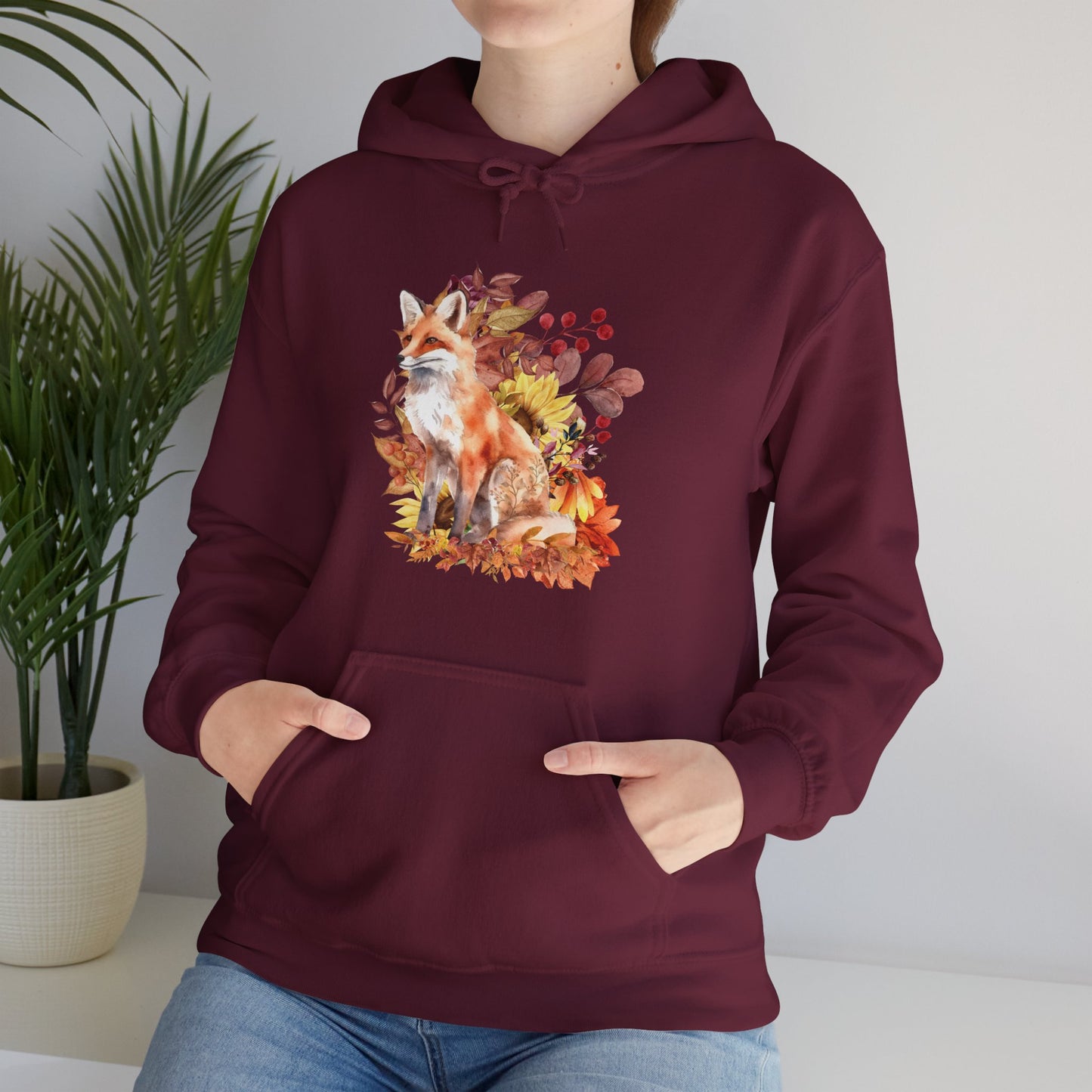 Autumn Fox Unisex Heavy Blend™ Hooded Sweatshirt