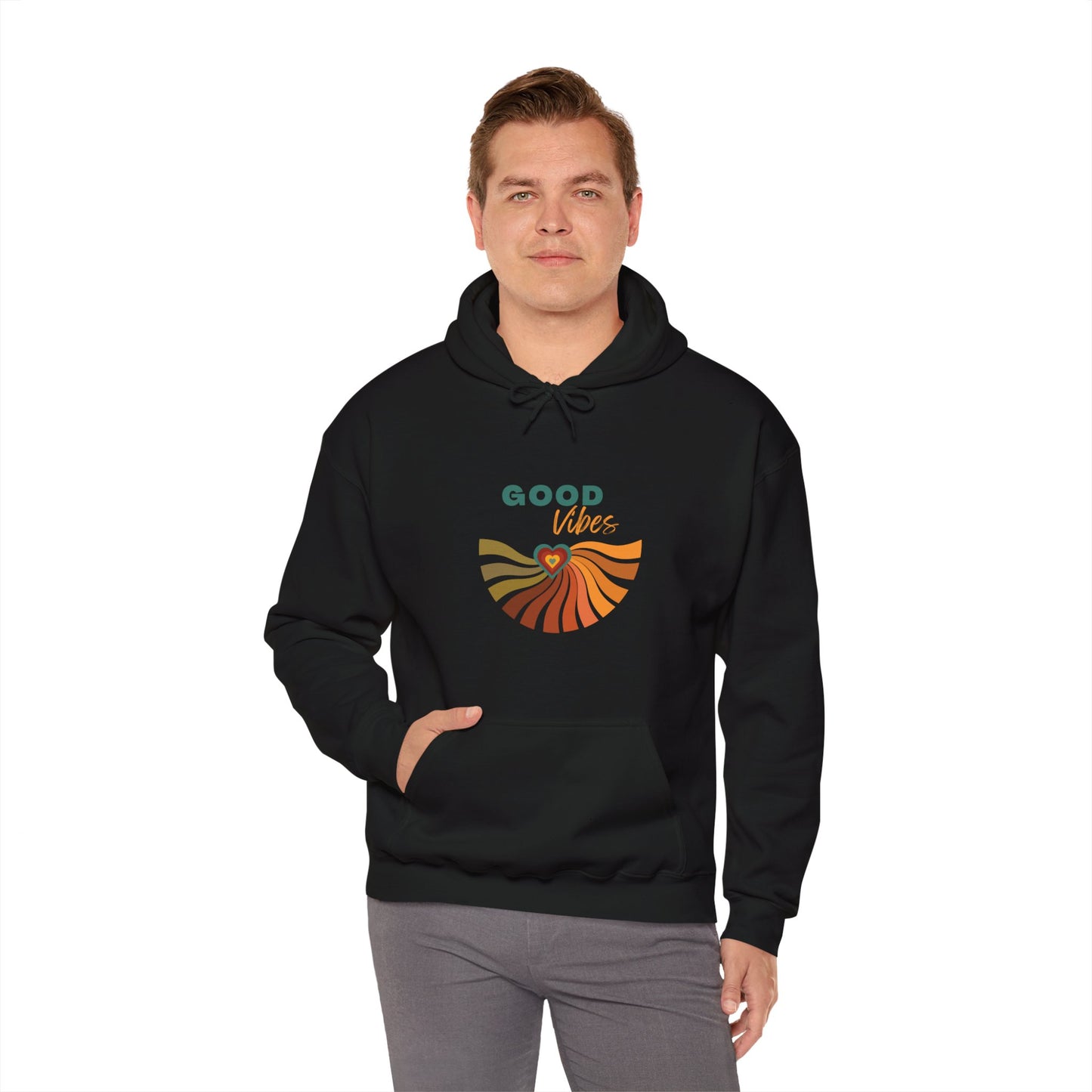 Good Vibes Unisex Heavy Blend™ Hooded Sweatshirt