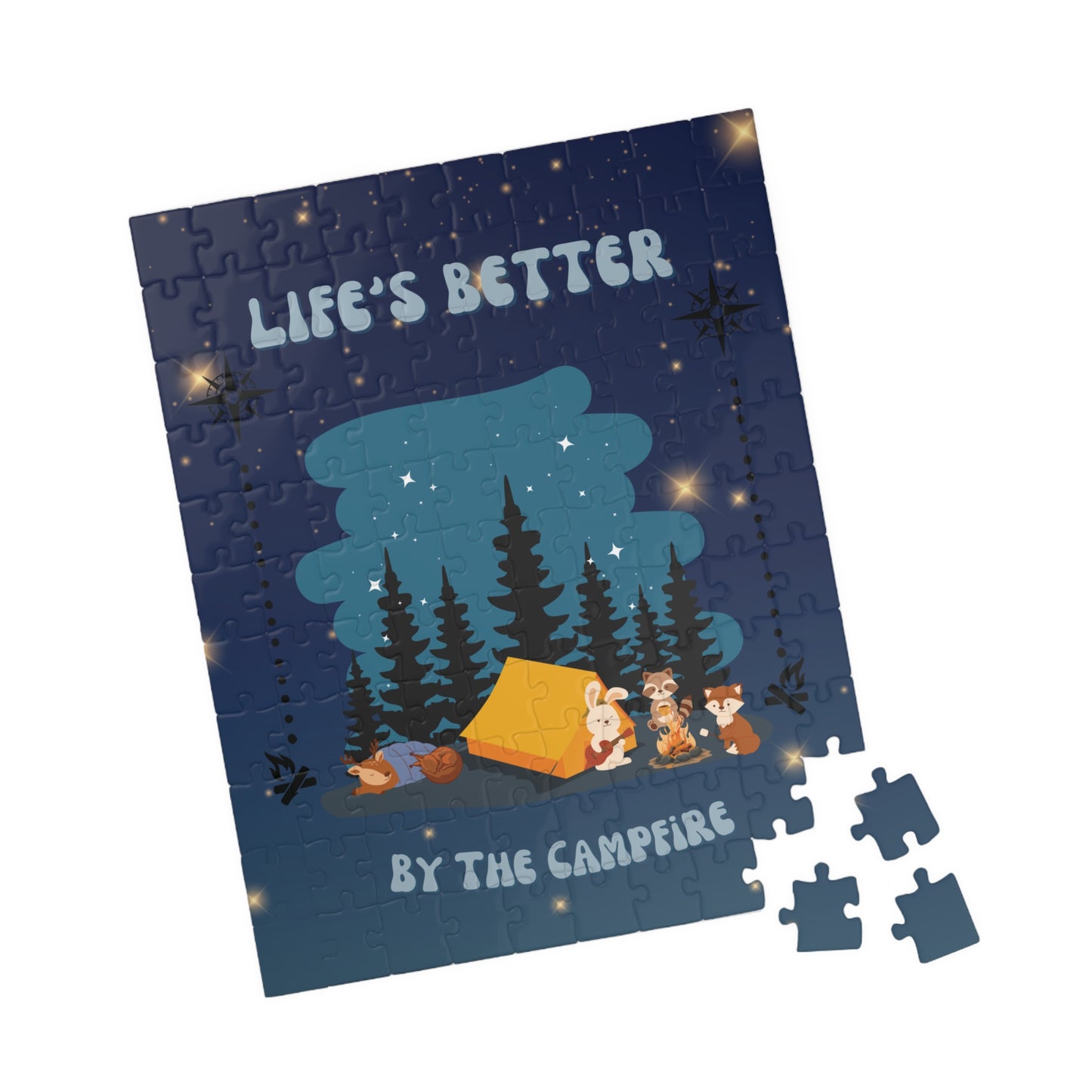 Life's Better By The Campfire Puzzle (110 or 252-piece)