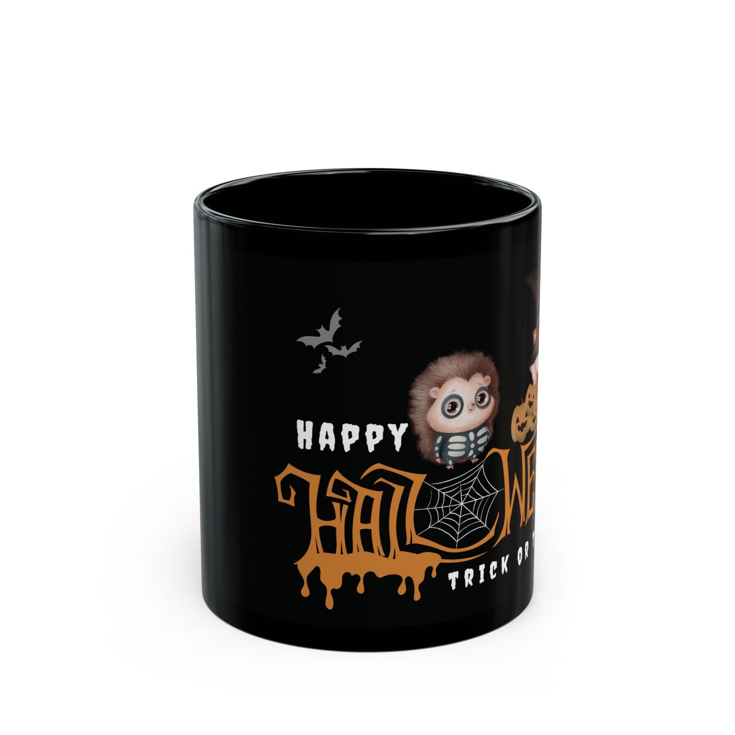 Happy Halloween Black Mug (11oz)