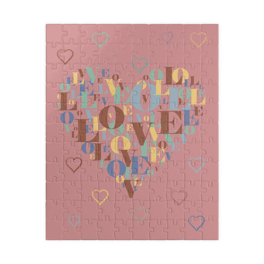 Heart with Love Puzzle (110-piece)