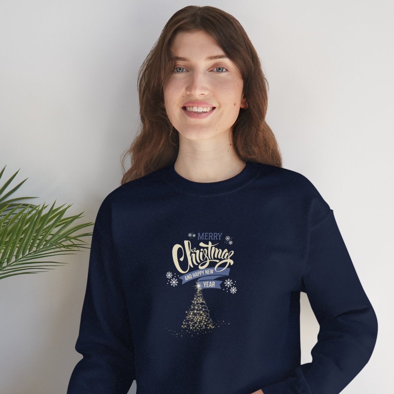 Merry Christmas and Happy New Year Unisex Heavy Blend™ Crewneck Sweatshirt