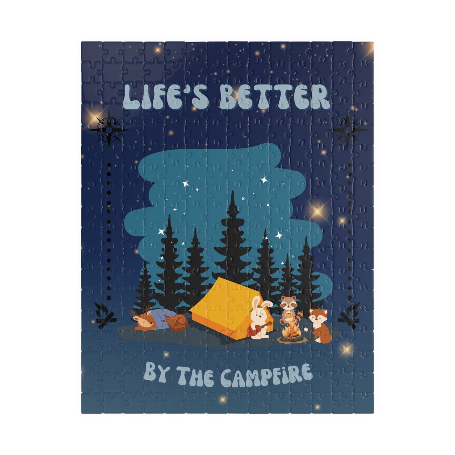 Life's Better By The Campfire Puzzle (110 or 252-piece)